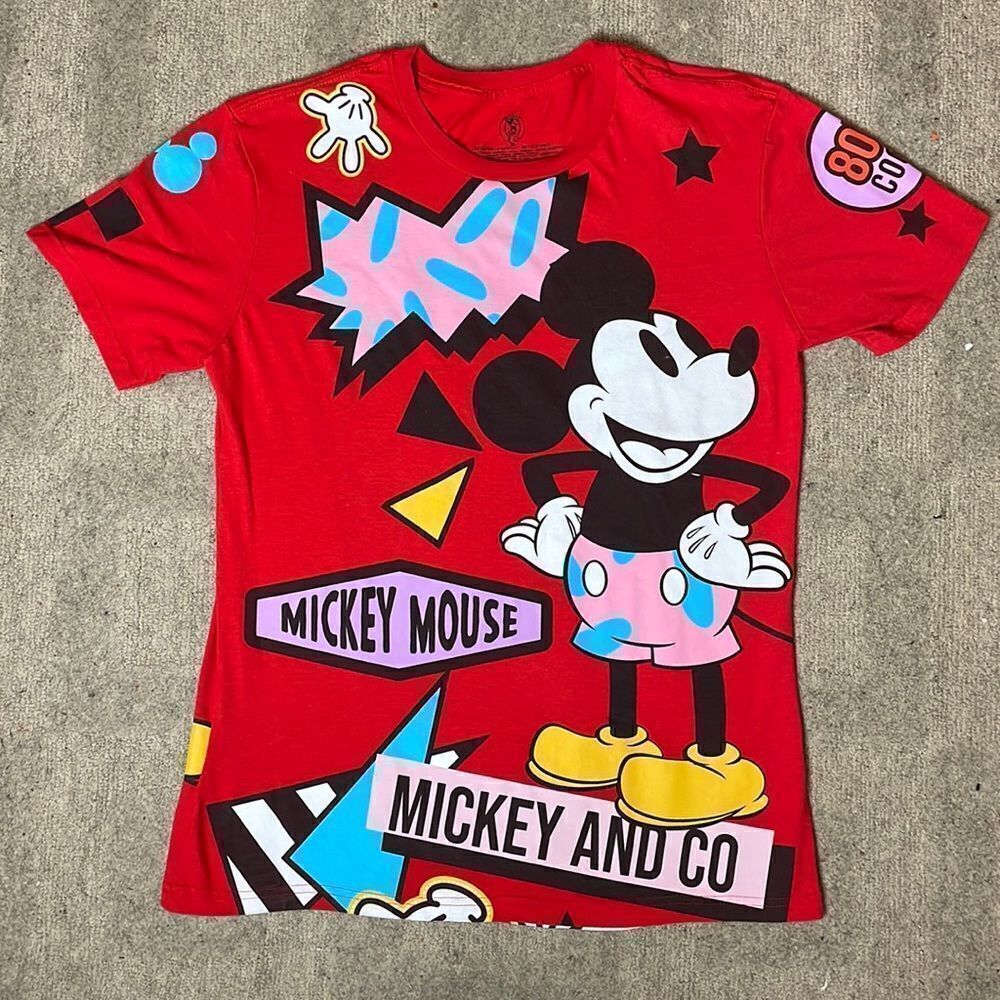 Mickey & Co All Over Print Mickey Tee | 2-Sided | M